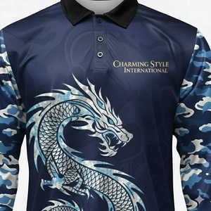 เสื้อตกปลาแบบสั่งทำพิเศษ แขนยาว มีปก - Product Image 3