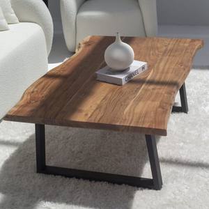 Table basse Vandana Zenova Optima en acacia foncé pour salon moderne et décoration contemporaine - Product Image 1