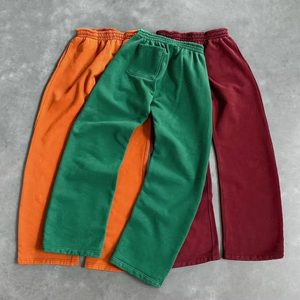 Conjunto Deportivo de Felpa de Algodón Extra Grande OEM para <span class=keywords><strong>Hombre</strong></span> y Mujer, Sudadera con Capucha Holgada, Conjunto de Dos Piezas, Ropa Casual de Calle, Cálida, Suave y Duradera - Product Image 3