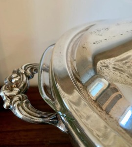 Vintage Silver Plated Chafing Dish Elegant <b>Buffet</b> Food <b>Warmer</b> for Catering And Events At Best Price - Product Image 4