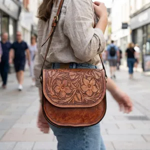 Vintage Women's <b>Handbag</b> Genuine Leather Bags Shoulder Bags Leather <b>Handbags</b> for Women - Product Image 3