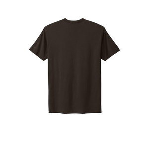 Camiseta de Algodón 100% con Logotipo Personalizado al por Mayor, Color Chocolate Oscuro, Costuras Profesionales, Jersey Suave, Prenda Lisa, Directo de Fábrica - Product Image 5