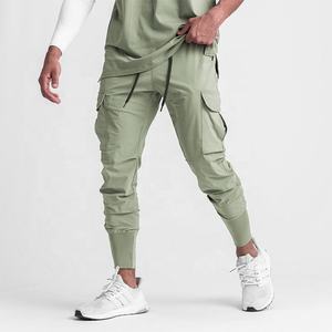 Pantalones Cargo de Moda Urbana para Hombre, Pantalones Cortavientos con Múltiples Bolsillos, Ligeros, con Cordón Ajustable, Cintura Elástica, Casuales, para Actividades al Aire Libre - Product Image 5