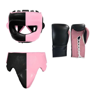 Ensembles de sparring en cuir PU personnalisés en gros, comprenant des gants de boxe Winning, une protection inguinale, un protège-tête et un protège-pénis, avec logo imprimé personnalisé, haute qualité - Product Image 5