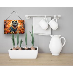 Multicolor nuevo Keeshond otoño pared puerta colgante impresiones aluminio Metal cocina Bar baño placa decoración del hogar 8HX12W - Product Image 3