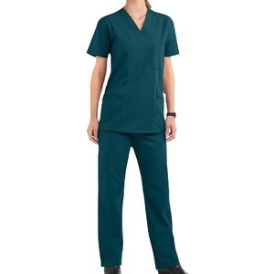 Unisex Custom Eco-Friendly Nursing Scrubs <b>Set</b> Stretch Breathable Spandex Beauty Salon Scrub Suits <b>Doctors</b> Nurses XL Size 2026 - Product Image 5