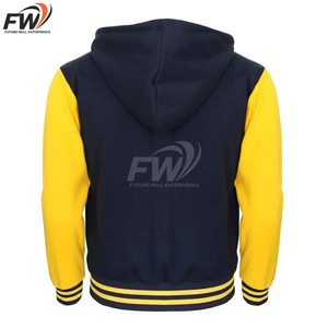 Chaqueta universitaria Letterman en oferta, informal, tallas grandes, personalizada para hombre, con combinación de colores, al por mayor, abrigo con cuello vuelto, ropa masculina. - Product Image 5