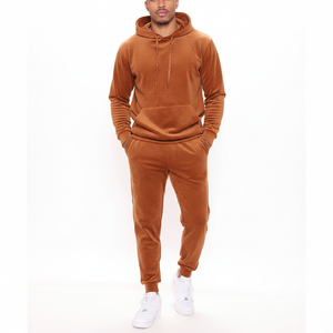 Pantalones de chándal de terciopelo con capucha para hombre, personalizados OEM, con cordón, informales, de invierno, de peso medio, reversibles y transpirables - Product Image 6