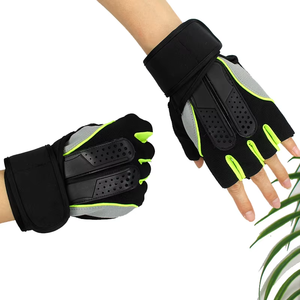 Guantes Deportivos Unisex de Medio Dedo, Flexibles, Antideslizantes, con Soporte para Muñeca, para Entrenamiento en Gimnasio, Levantamiento de Pesas, Pido Jiner Xinda, Poliéster - Product Image 6