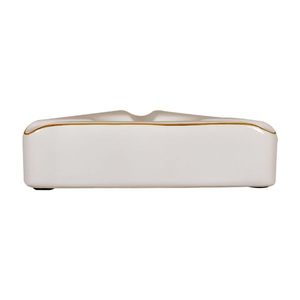 Cendrier carré Trident noir en aluminium sans fumée, style artisanal, moderne, luxueux, durable, résistant à la chaleur, porte-cigares - Product Image 4