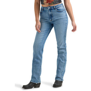 Pantalones Vaqueros Clásicos de Moda para Mujer, Cintura Alta, Color Azul Claro, Transpirables, Tipo Cargo, Pantalones Vaqueros de Alta Calidad para Mujer, Personalizados, Casuales - Product Image 3