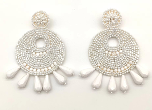 Nouvelles boucles d'oreilles brodées multi-perles, bijoux de mode pour filles et femmes, taille personnalisée pour cadeau de fête par MD HANDICRAFTS - Product Image 4