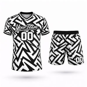 Conjunto Unisex Personalizado con Impresión por Sublimación, Talla Grande, Secado Rápido, Material de Poliéster Transpirable, Estilo Personalizado - Product Image 1