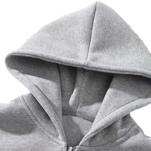 Survêtements pour hommes en molleton avec logo personnalisé, fabrication sur mesure, fermeture éclair, légers et confortables, vente en gros - Product Image 5