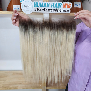 GUGU Cabello Liso Extremo Virgen Vietnamita, Trama Doble a Máquina, Paquete de Cabello con Micro-Enlace, 100% Cabello Humano Suave Sin Enredos para - Product Image 4
