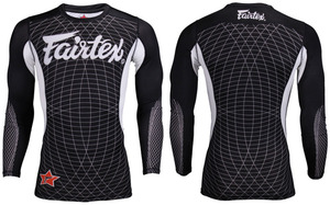 Haut de compression à séchage rapide à manches longues pour entraînement MMA, BJJ, lutte, gym et sports de combat - Product Image 3