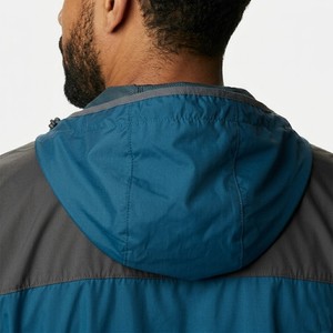 Men's Hooded <b>Lightweight</b> Windbreaker <b>Jacket</b> Full Zip Color Block <b>Running</b> Track <b>Jacket</b> Casual Sports Outdoor Training Activewear - Product Image 3