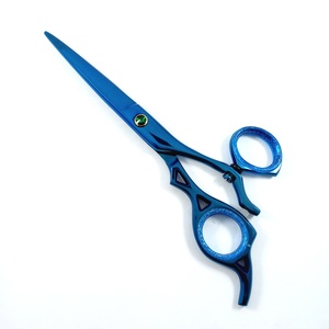 Ciseaux de coiffeur bleus tendance Sevetlana Industry 100% meilleure lame en acier inoxydable d'affûtage avec outil de beauté à pointe pointue - Product Image 2