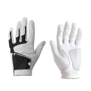 Guantes de golf para hombre, cuero genuino Cabretta, suaves, transpirables, de secado rápido, antideslizantes, para mano izquierda, talla deportiva L - Product Image 1