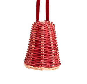Natural Wicker Festival Supply Rattan Decorate Christmas Festival Supply Handmade Rattan <b>Wreath</b> Party Table Ornament - Product Image 4
