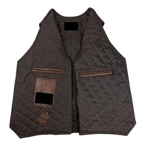 Chaleco de Cuero Marrón Premium, Estilo Occidental, Chaleco de Cuero para Hombre, Chaleco de Moda - Product Image 5