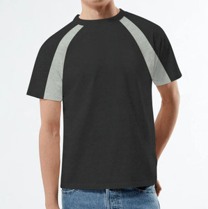 Summer <b>T</b> <b>Shirt</b> Men Short Sleeve Applique Gradient Streetwear Oversized Loose Fit Wrinkle Cotton <b>Polyester</b> - Product Image 1