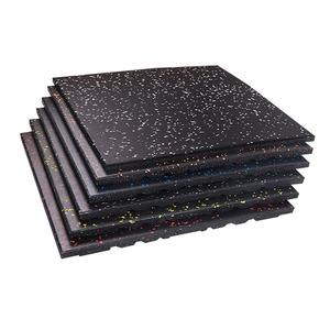 Dalles de sol en caoutchouc EPDM antidérapantes, non toxiques, pour salle de sport et aire de jeux, à emboîtement - Product Image 6