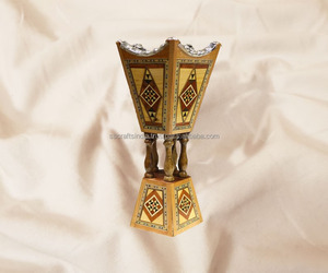 Brûleur de bakhoor religieux en bois de bambou artisanal le plus demandé pour le soulagement du stress et l'ambiance spirituelle dans le monde entier - Product Image 1