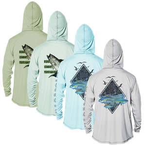 Camisa de Pesca Ligera con Capucha para una Protección UV Superior UPF50+, Tecnología de Secado Rápido y Ajuste Cómodo - Product Image 3