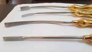 Kit de 4 instruments de chirurgie plastique pour lifting des sourcils et du visage, élévateur de cuir chevelu en acier inoxydable, manuel, réutilisable, certifié CE - Product Image 4