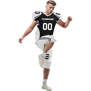 Ensemble d'uniformes de football américain haut de gamme pour équipes, fabriqué en usine OEM – Maillots et pantalons personnalisés pour clubs, écoles et ligues – Équipement de football haute performance - Product Image 2