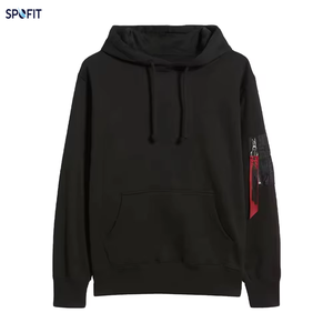 Men Hoodies <b>Sweatshirt</b> Unisex Custom Design <b>Embroidery</b> Printed High Quality Polyester / Cotton Fleece Drawstring Pullover Winter - Product Image 1