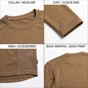 Sous-vêtement thermique de chasse pour homme - 90/10 Polyester Spandex, tricot de performance, motif uni, manches longues, col ras du cou, pour temps chaud, activités de plein air - Product Image 4