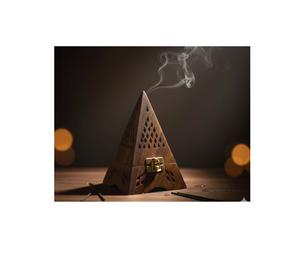 Quemador de incienso de madera de estilo minimalista diseñado para hogares modernos que buscan rituales de fragancia espiritual y calma. - Product Image 3