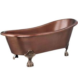 รองเท้าแตะคู่ทำจากทองแดงบริสุทธิ์ทำด้วยมือแบบยืนทำจากทองแดงบริสุทธิ์รองเท้าแตะคู่ทำมือแบบยืนฟรี - Product Image 1