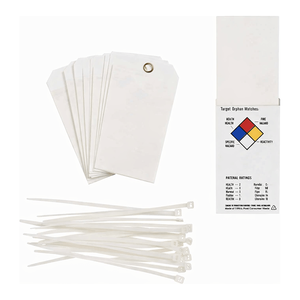 Étiquette de signalisation des risques chimiques réfléchissante en PVC flexible Brady pour la sécurité en laboratoire et industrielle - Product Image 1