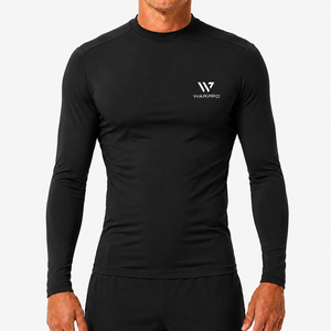Custom Sublimation Men's Rash Guard <b>Compression</b> <b>Shirt</b> Long Sleeve UV Protection Breathable Quick Dry Anti-Chafing Gym Workout - Product Image 2