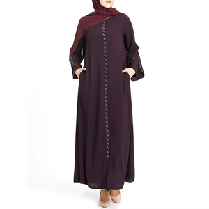 Premium Women Abaya Supplier Soft Nidha Fabric Islamic Dress with Custom Packaging and Brand Labels - Product Image 3