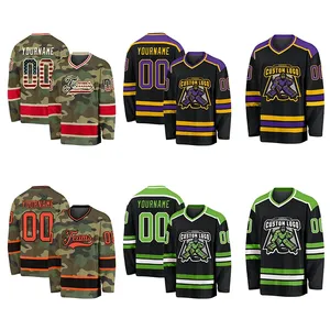 Uniformes de Hockey sobre Hielo Personalizados OEM, Camisetas Sublimadas, Ropa Deportiva Profesional para Equipos, Proveedor de Ropa Deportiva al por Mayor - Product Image 6