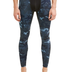 Leggings de Compresión para Hombre, Diseño de Camuflaje, Material Elástico, Térmico, Ligero, Resistente y Cómodo, de Longitud Completa - Product Image 1