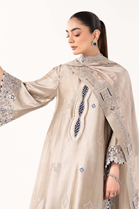 2025 Latest Collection Handmade Embroidered Sequined Pakistani Indian Boutique Women Party <b>Wedding</b> Wear Tassel Lace Knee-Length - Product Image 4