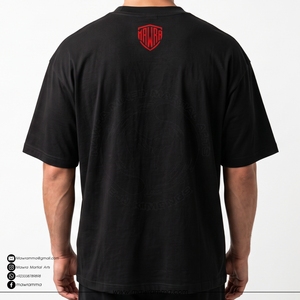 T-shirt en coton 100% personnalisé Mawra, pour homme, style streetwear oversize, décontracté, manches courtes, vêtements d'été, OEM, respectueux de l'environnement - Product Image 2