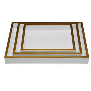 ถาดเสิร์ฟไม้ MDF พรีเมียมแบบดั้งเดิม ผลิตด้วยมือ สำหรับใช้ในบ้าน โรงแรม ร้านอาหาร - ของตกแต่งโต๊ะอาหาร - Product Image 4