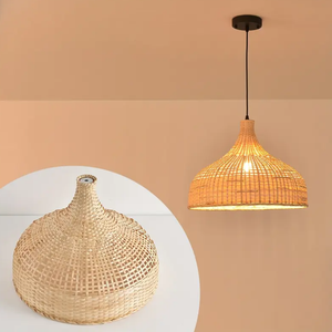 Modern Bamboo Ceiling Pendant <b>Light</b> for Home <b>Decoration</b> Hospitality Projects and Commercial Interior Spaces - Product Image 2