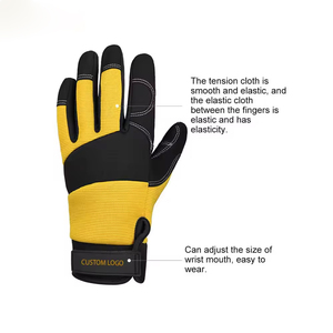 Guantes de Trabajo Mecánicos de Cuero Unisex con Agarre Extra, Guantes de Seguridad para Mecánicos con Dedos Completos, al Mejor Precio y Buena Venta - Product Image 2