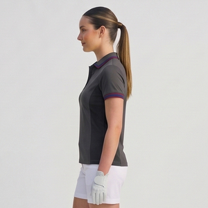 Polo de golf personnalisé pour femmes, chemise de sport à séchage rapide, polo de golf à manches courtes pour femmes, polo de golf en sublimation pour femmes - Product Image 4