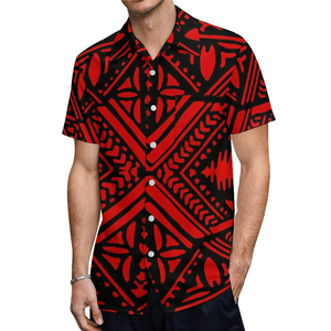 Nueva Camisa Hawaiana Polinesia Tribal de Diseño Personalizado de Alta Calidad, Transpirable, de Secado Rápido, de Manga Corta, Estilo Aloha, Holgada para Hombre - Product Image 2