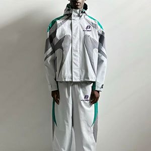 Veste coupe-vent en nylon à capuche entièrement zippée personnalisée, style streetwear, OEM ODM, légère, imperméable, pour le sport et les activités de plein air, fabricant, vente en gros - Product Image 5