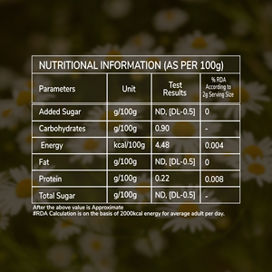 Camomila Calmante 100 Bolsitas (1.2g Cada Una) Delicadamente Infusionadas con Capullos de Flores Frescas - Product Image 3