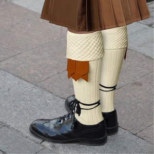 Comfortable Fit Scottish Highland Kilt Hose <b>Socks</b> for Men Traditional <b>Wool</b> Blend Long <b>Socks</b> Soft Breathable Fabric OEM Supply - Product Image 3